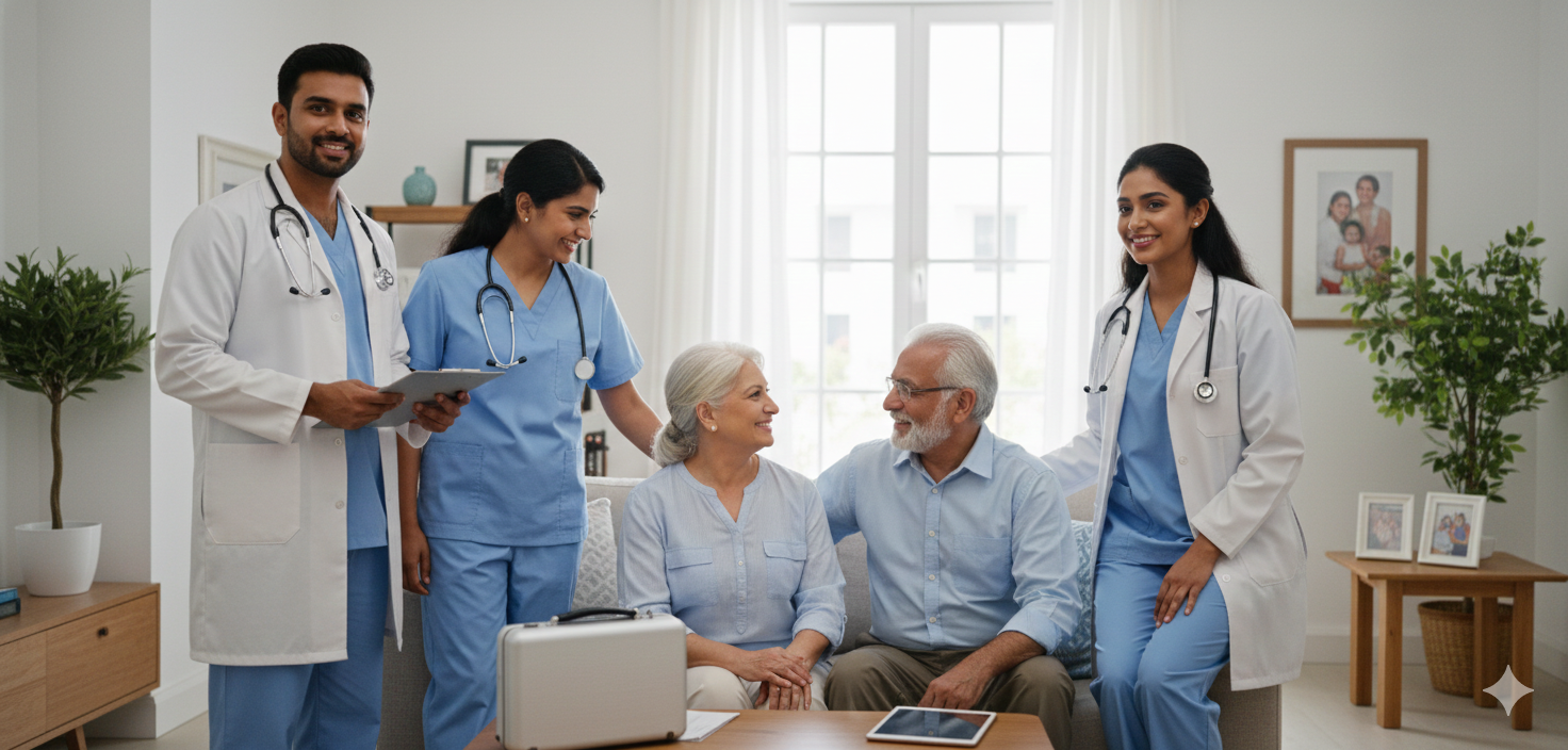 Trusted healthcare team providing quality home care services